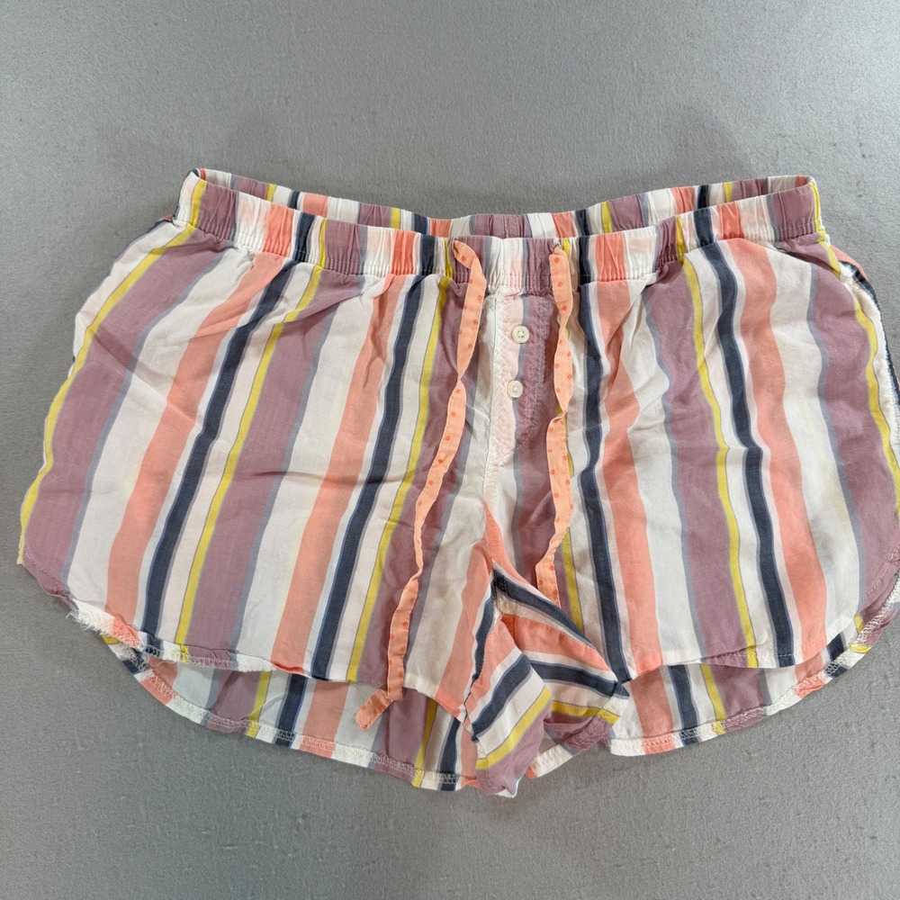 Gilligan & O'Malley Women's M Striped Tencel Pajama Sleep Shorts